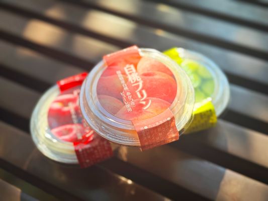 りんご、白桃、シャインマスカットプリン3個セット(各1個)